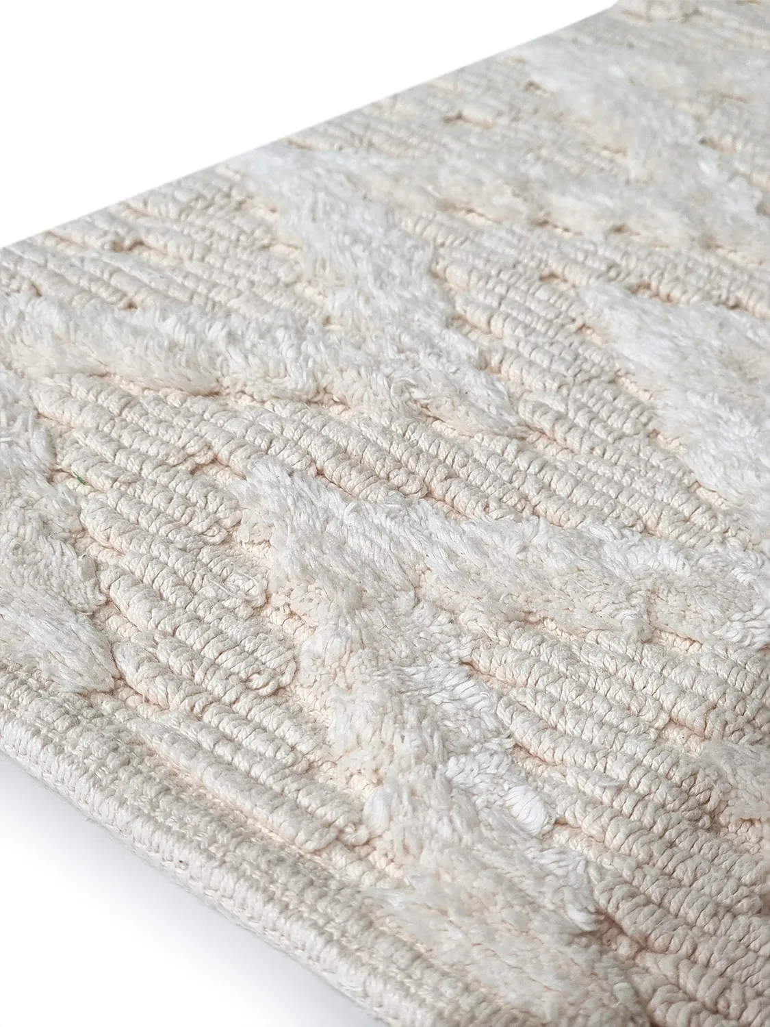 Tapis de salle de bain - Bellona (blanc cassé)