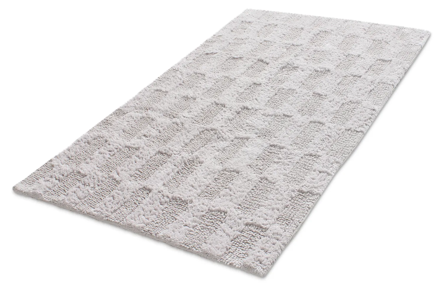 Tapis de salle de bain - Bevin (gris clair)