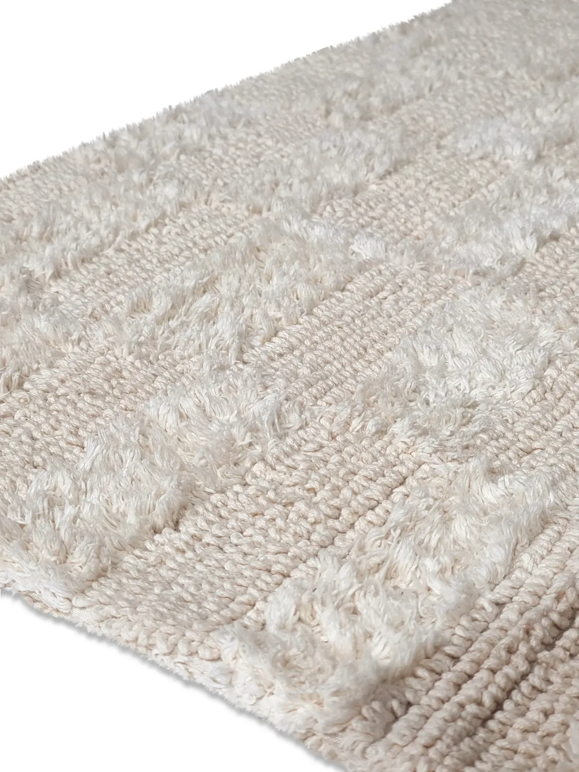 Tapis de salle de bain - Bevin (blanc cassé)