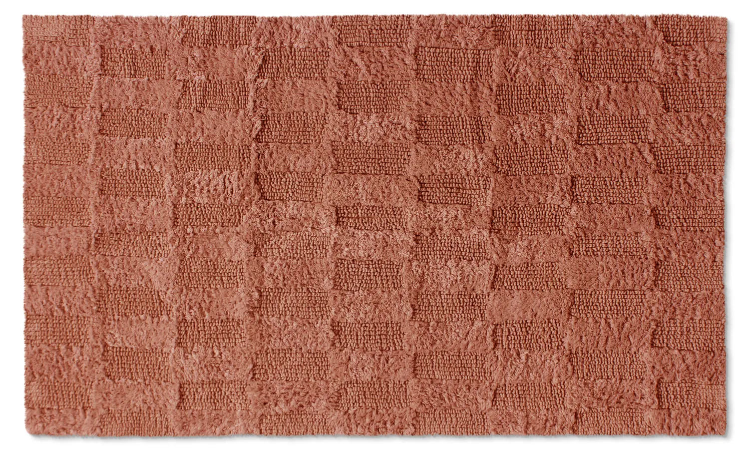 Tapis de salle de bain - Bevin (terracotta)