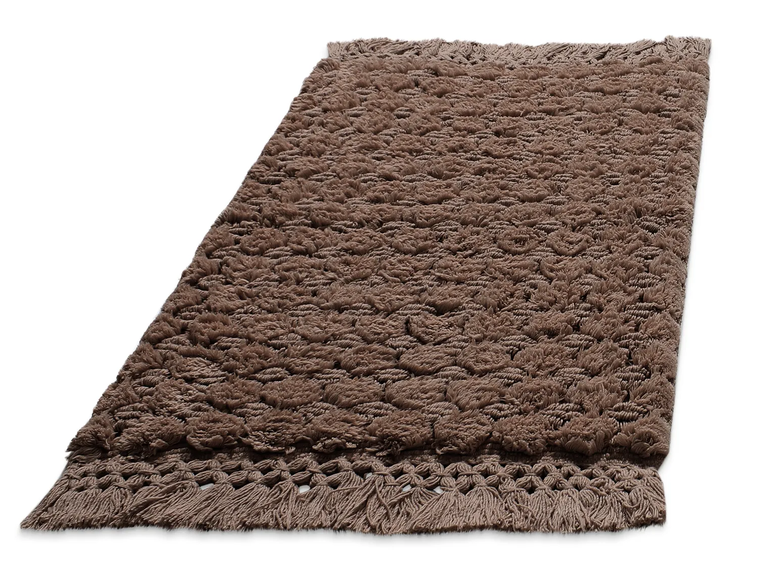 Tapis de salle de bain - Elvie (marron)