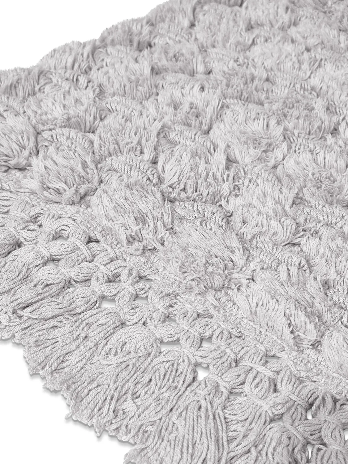 Tapis de salle de bain - Elvie (gris clair)
