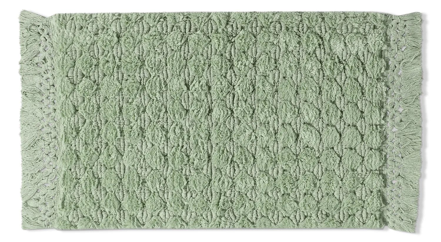 Tapis de salle de bain - Elvie (vert clair)