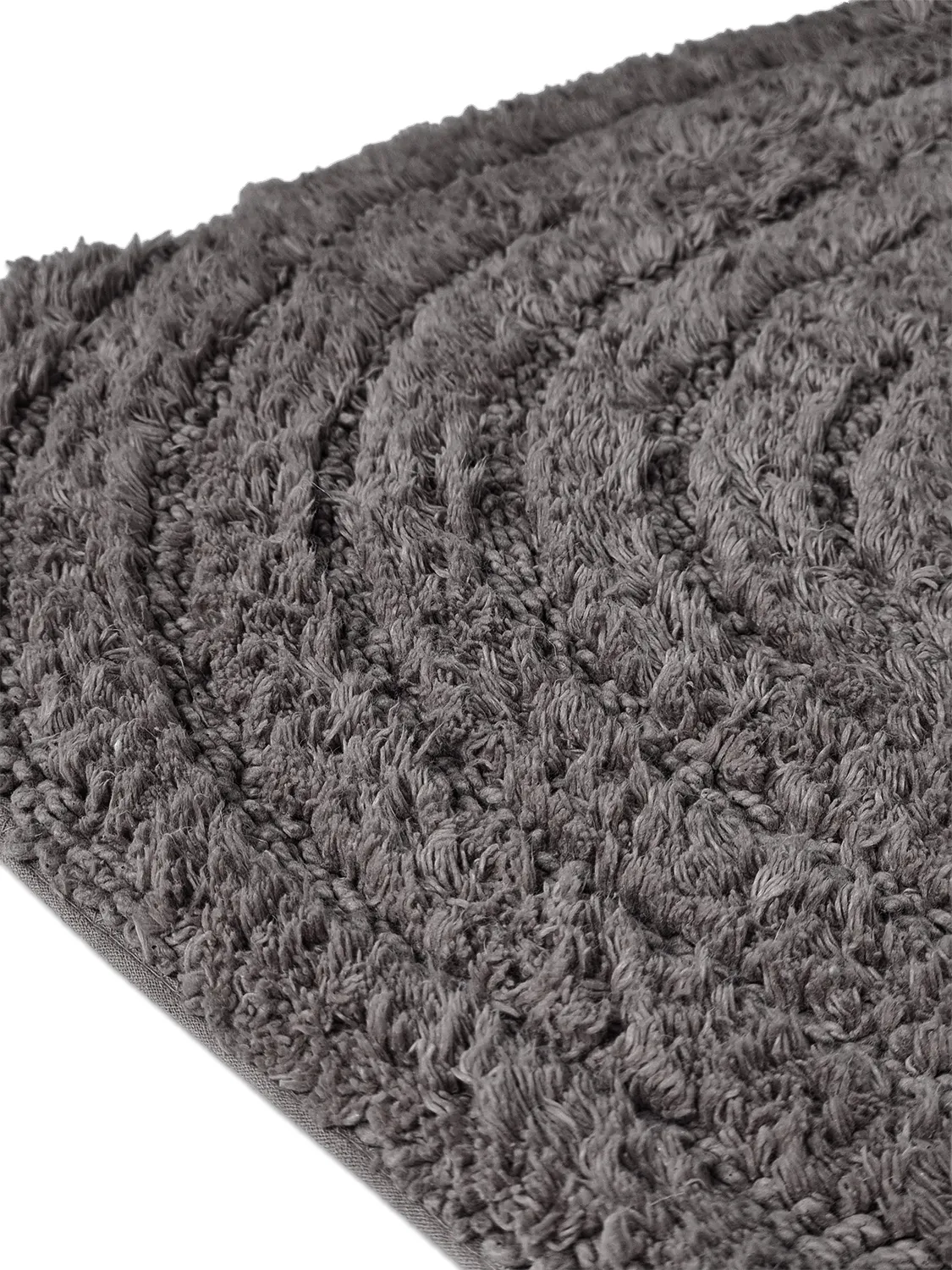 Tapis de salle de bain - Evena (gris foncé)