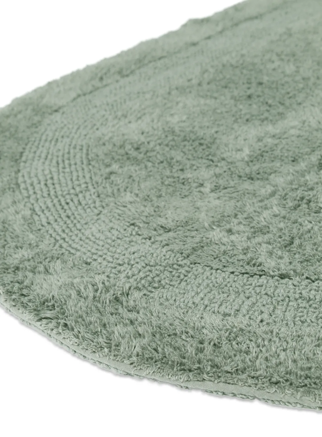 Tapis de salle de bain ovale - Nila (vert clair)