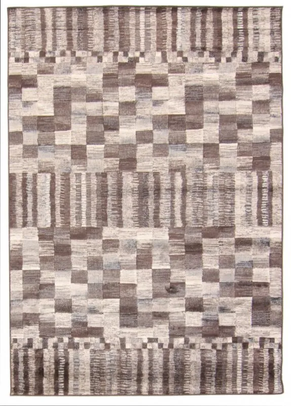 Tapis Wilton - Baghlan (marron-gris)