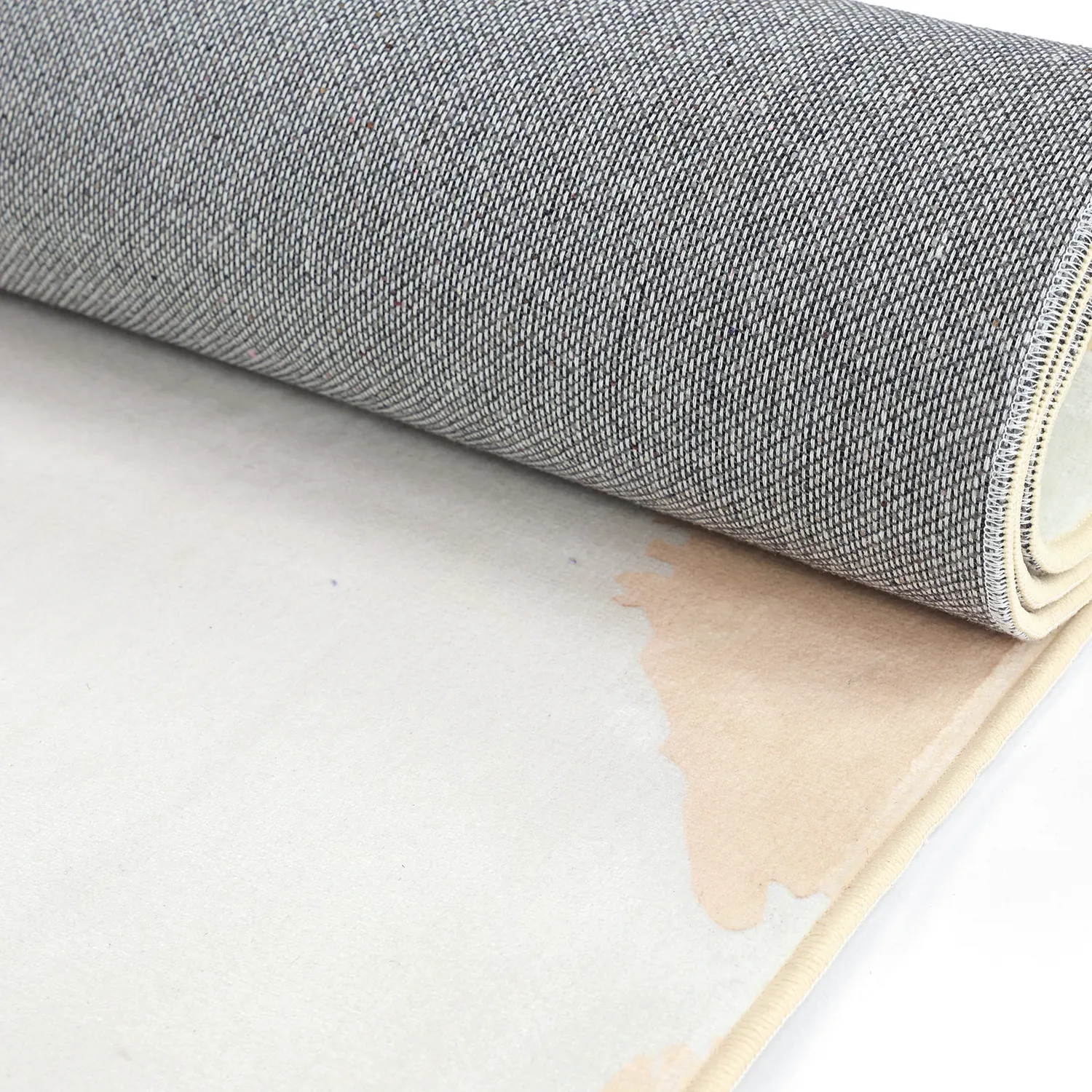 Tapis enfant - Carte des animaux (beige)