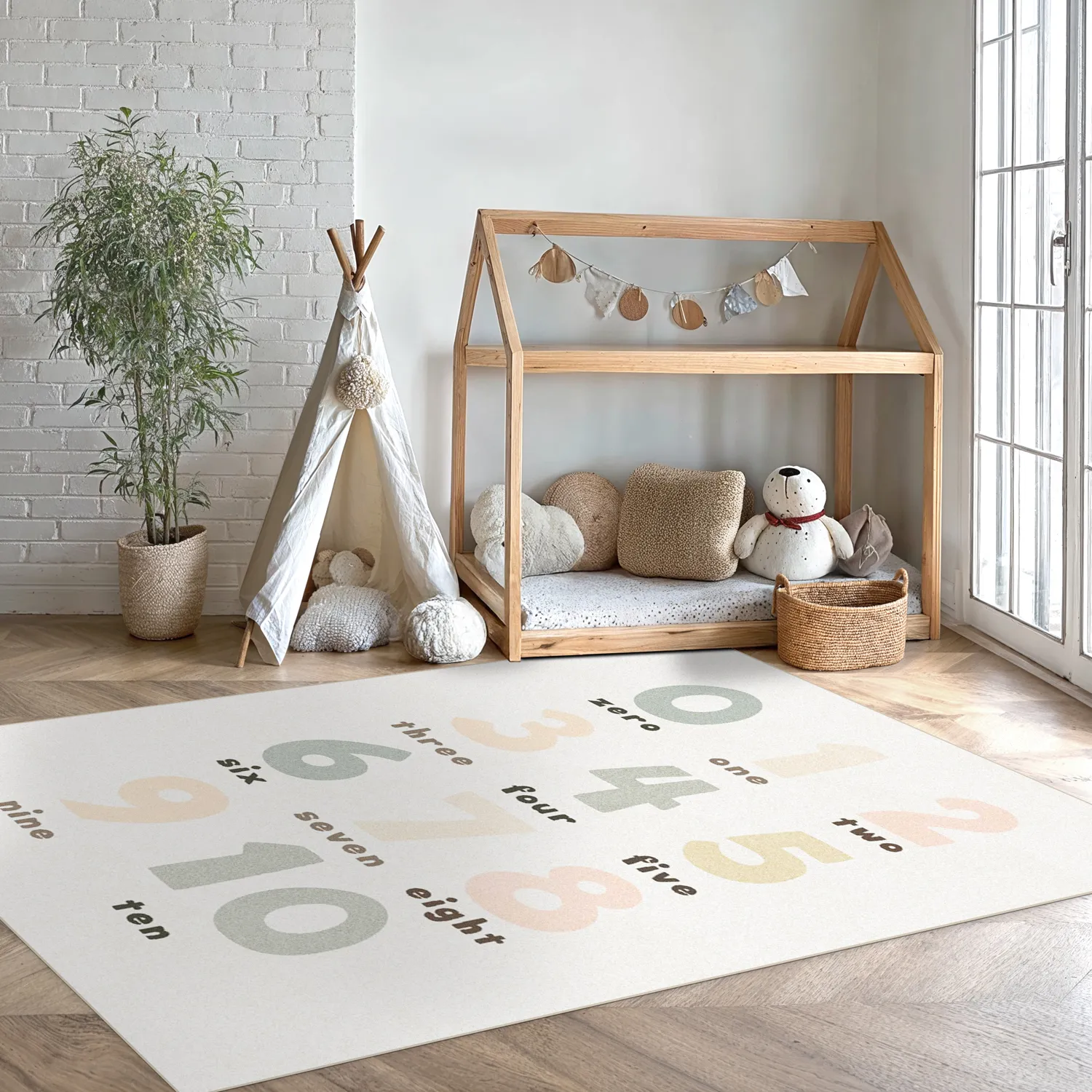 Tapis pour enfants - Numbers (multicolore)