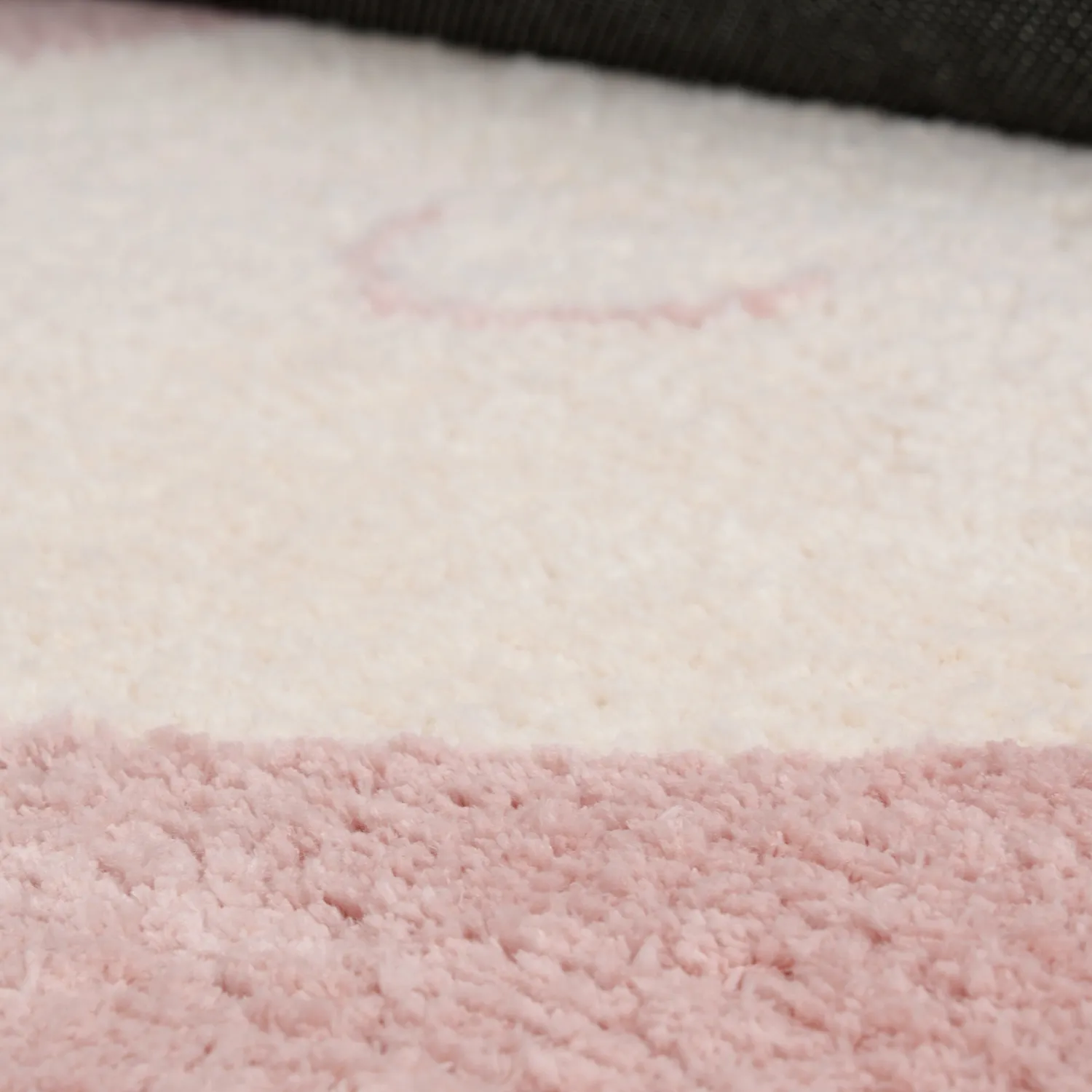 Tapis Enfant - Soft Bunny (rose/crème)