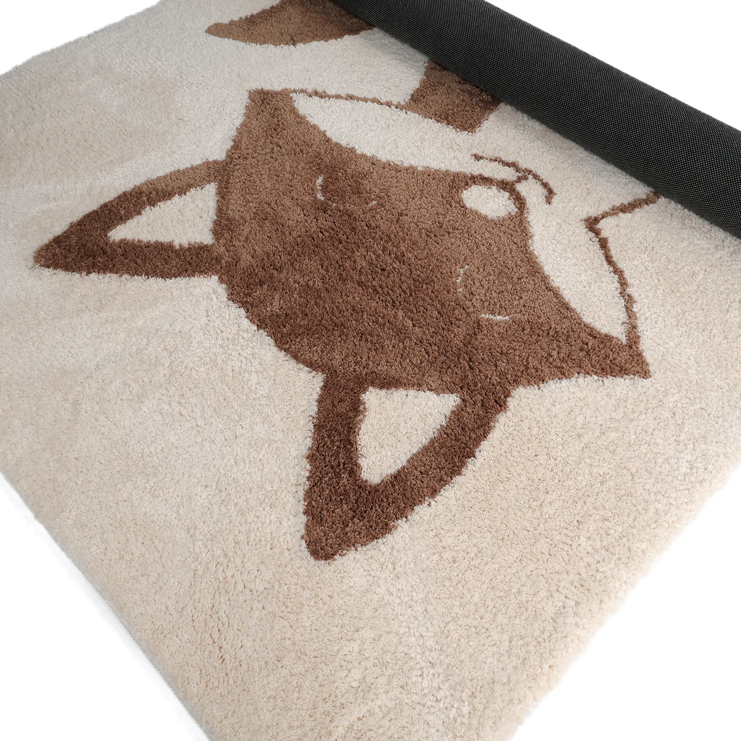 Tapis Enfant - Soft Fox (crème/marron)