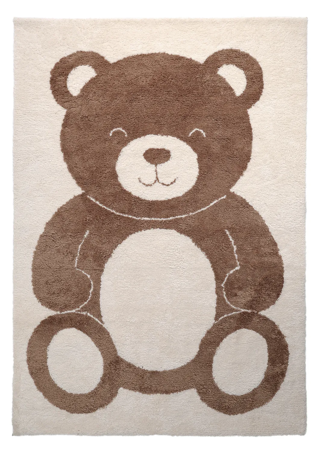 Tapis Enfant - Soft Teddybear (crème/marron)