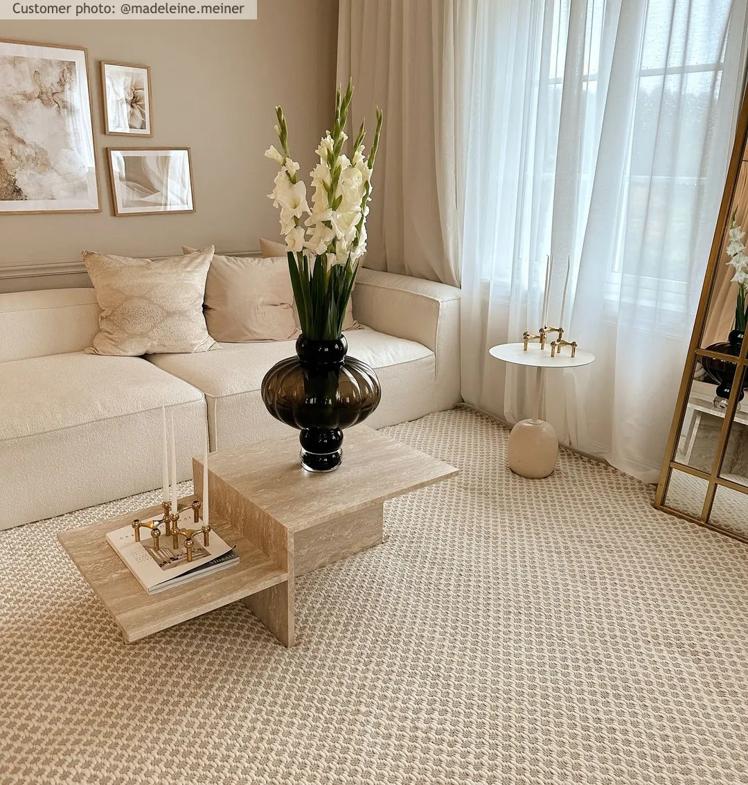 Tapis en laine - Belize (beige)