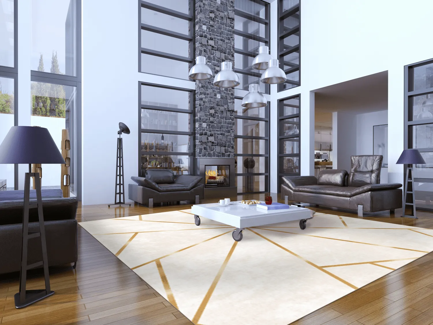 Tapis Wilton - Bellizzi (blanc)