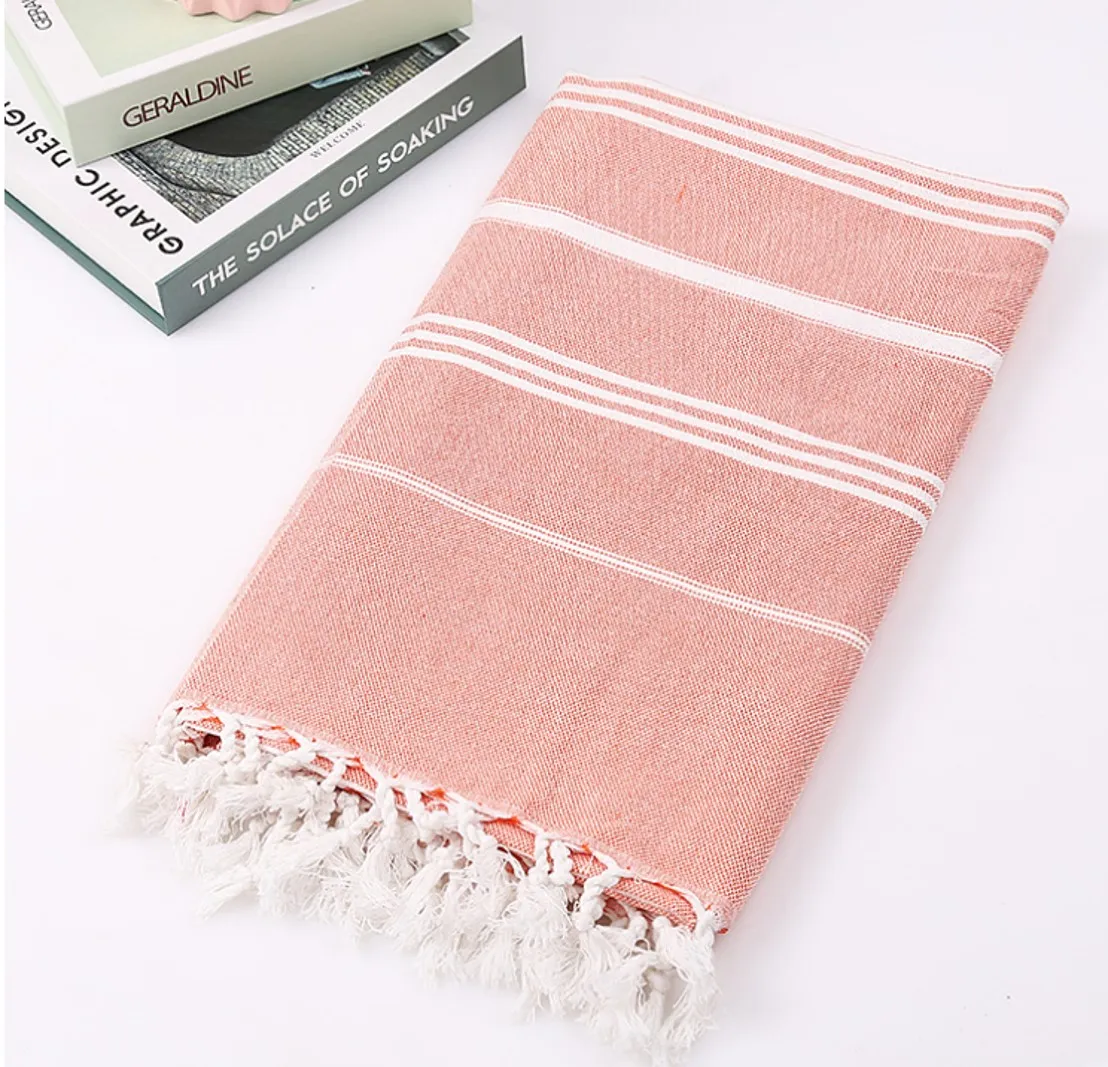 Plaids - Riga (rose saumon)