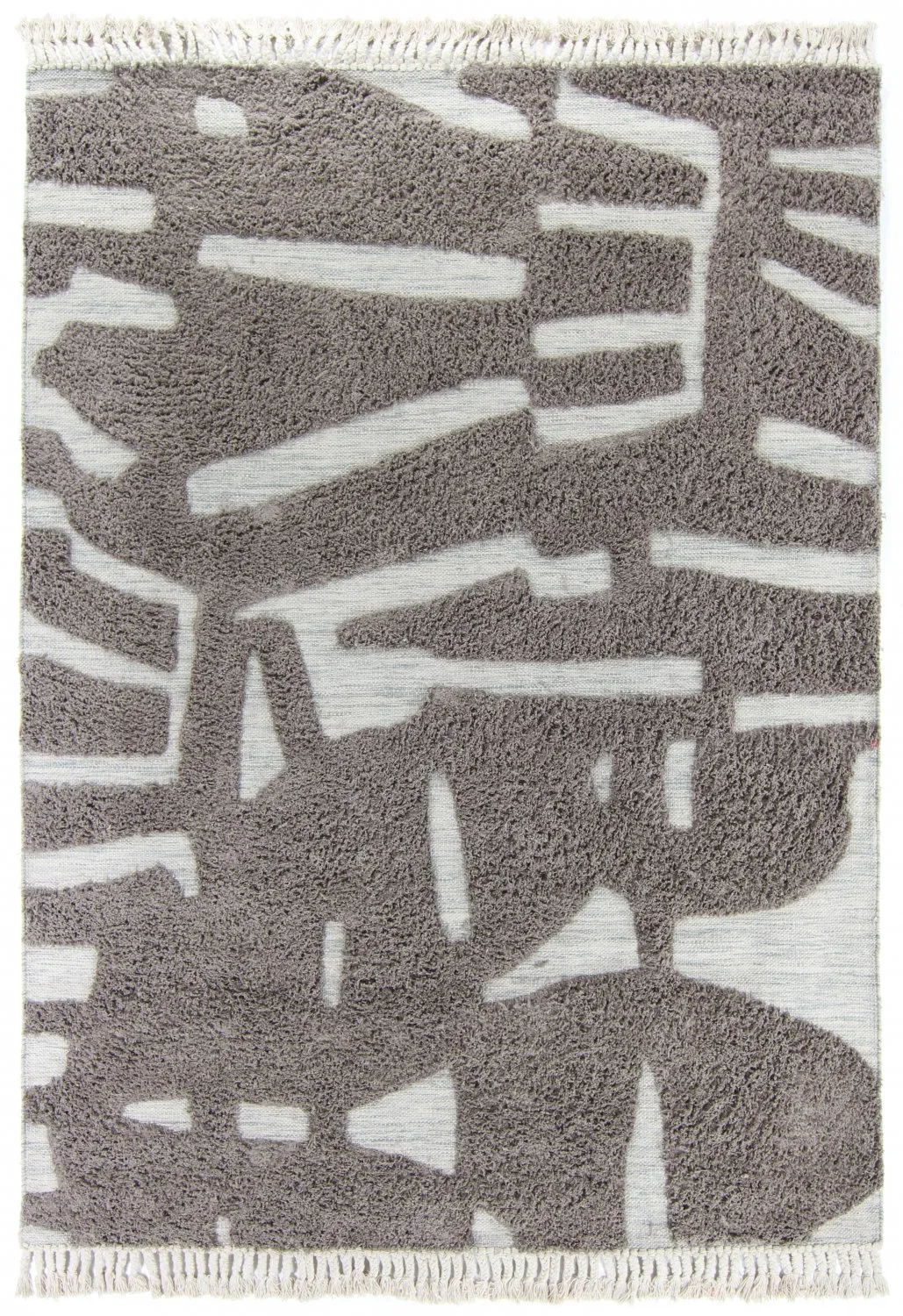 Tapis en coton - Split (gris)