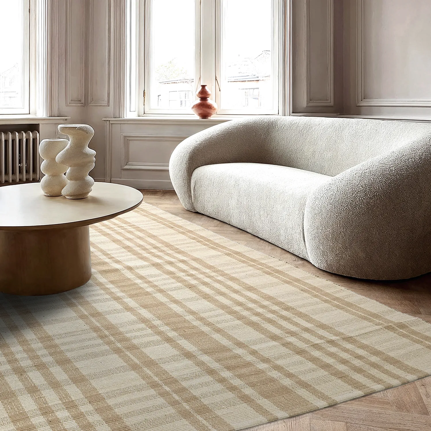 Tapis Coton - Husvik (beige)