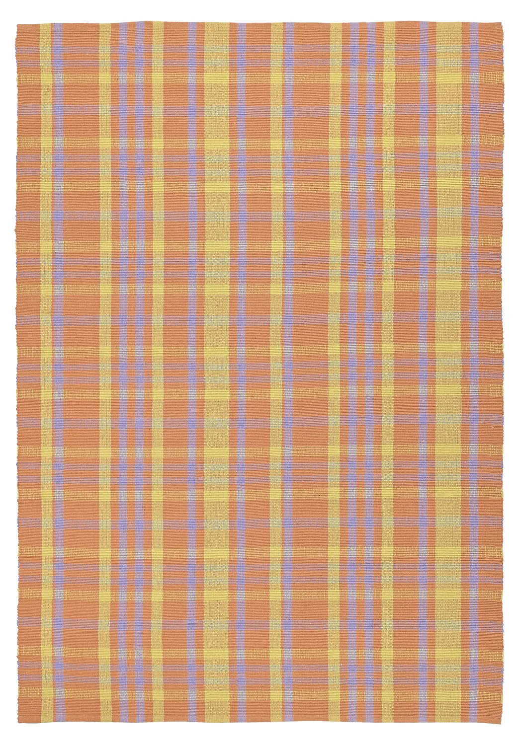 Tapis Coton - Husvik (corail/multicolore)