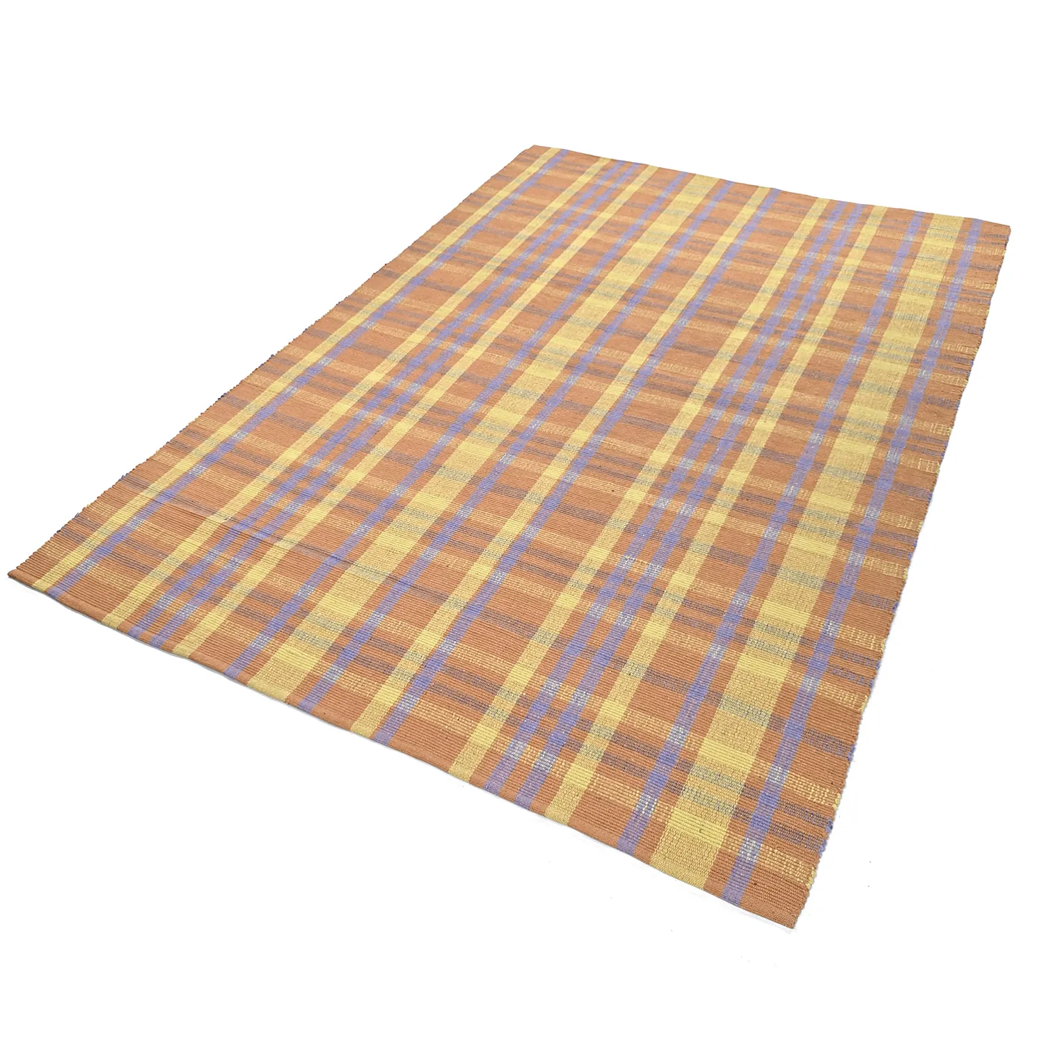 Tapis Coton - Husvik (corail/multicolore)