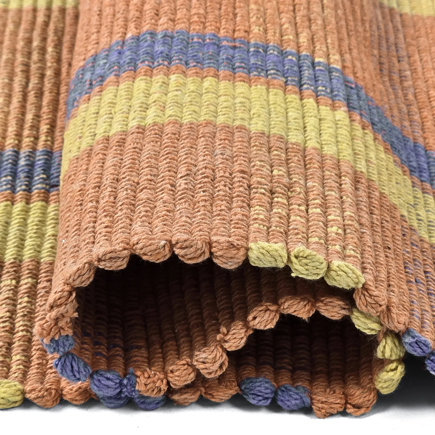 Tapis Coton - Husvik (corail/multicolore)