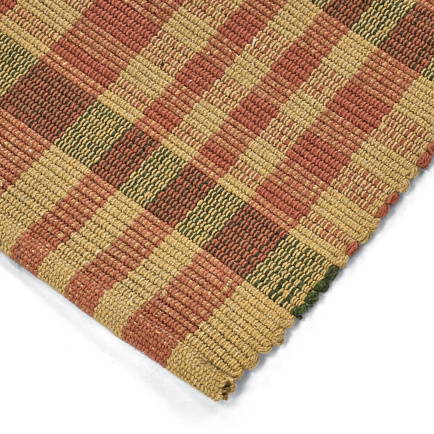 Tapis Coton - Husvik (moutarde/multicolore)