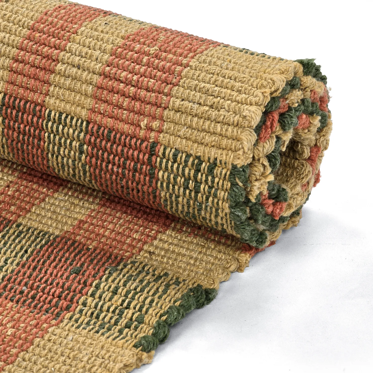 Tapis Coton - Husvik (moutarde/multicolore)