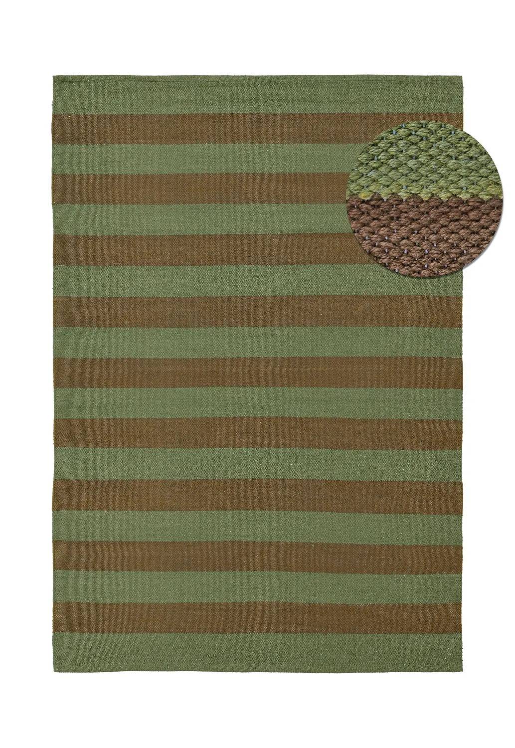 Tapis Coton - Nilo (vert mousse)