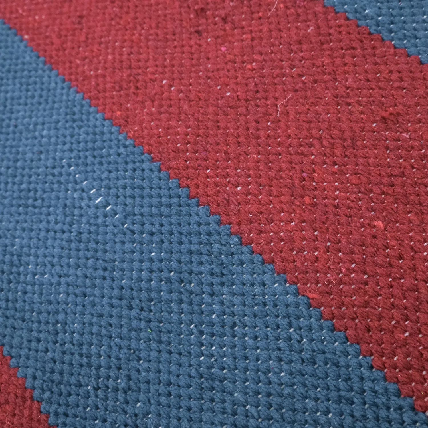 Tapis Coton - Nilo (rouge/bleu)