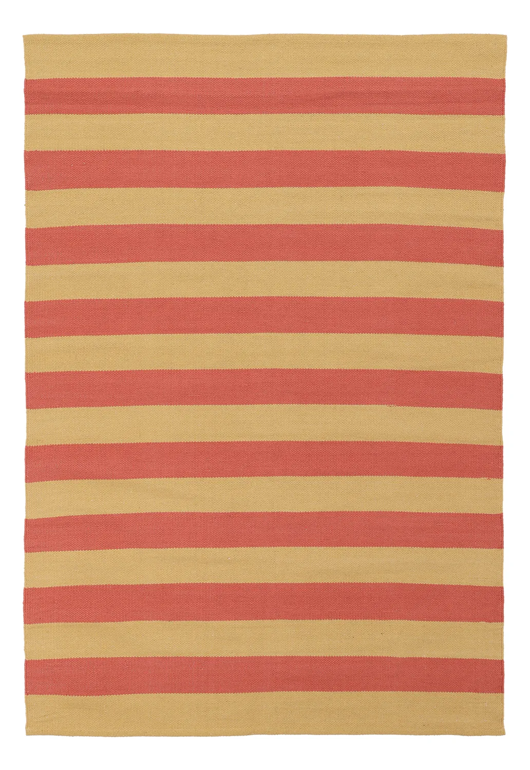 Tapis Coton - Nilo (jaune moutarde/terracotta)