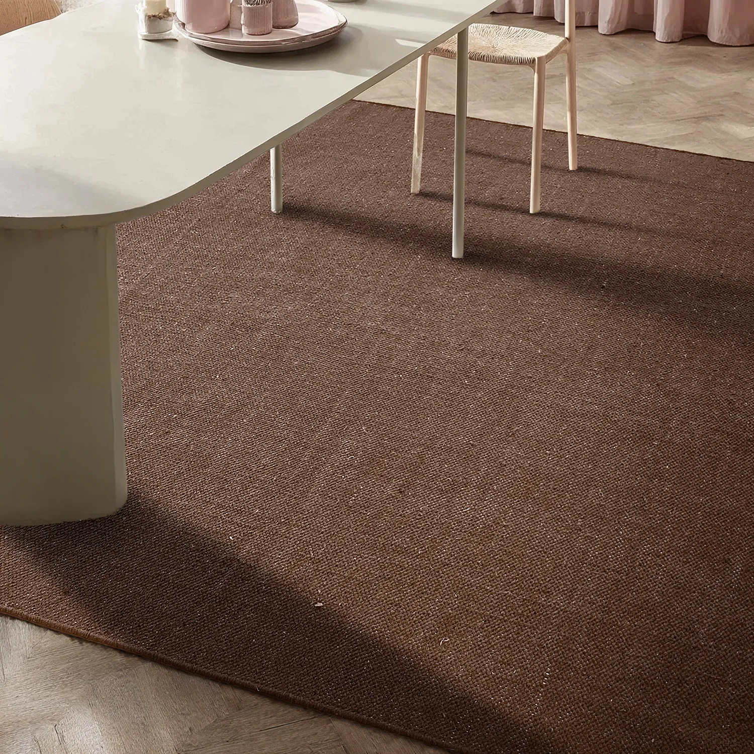 Tapis Coton - Rigolet (marron)