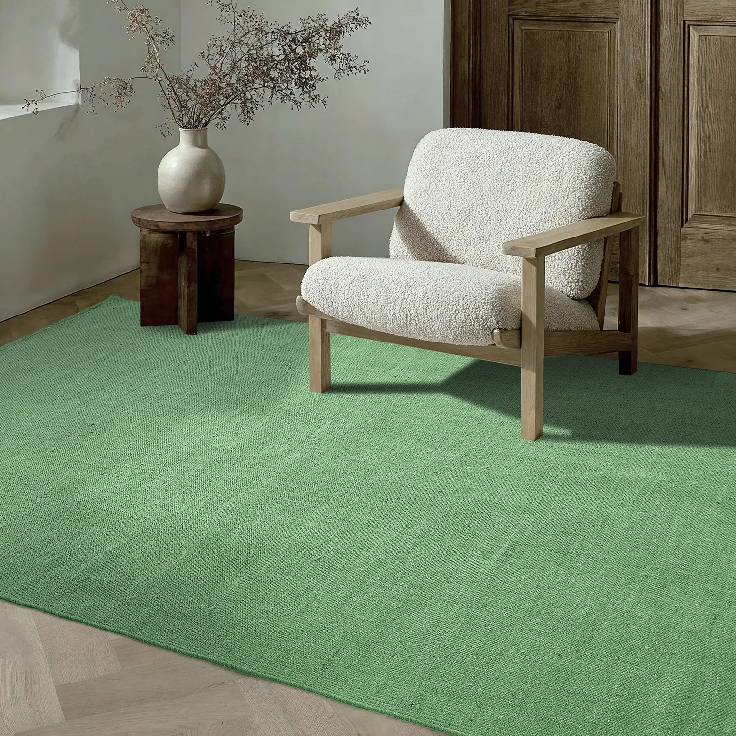 Tapis Coton - Rigolet (vert)