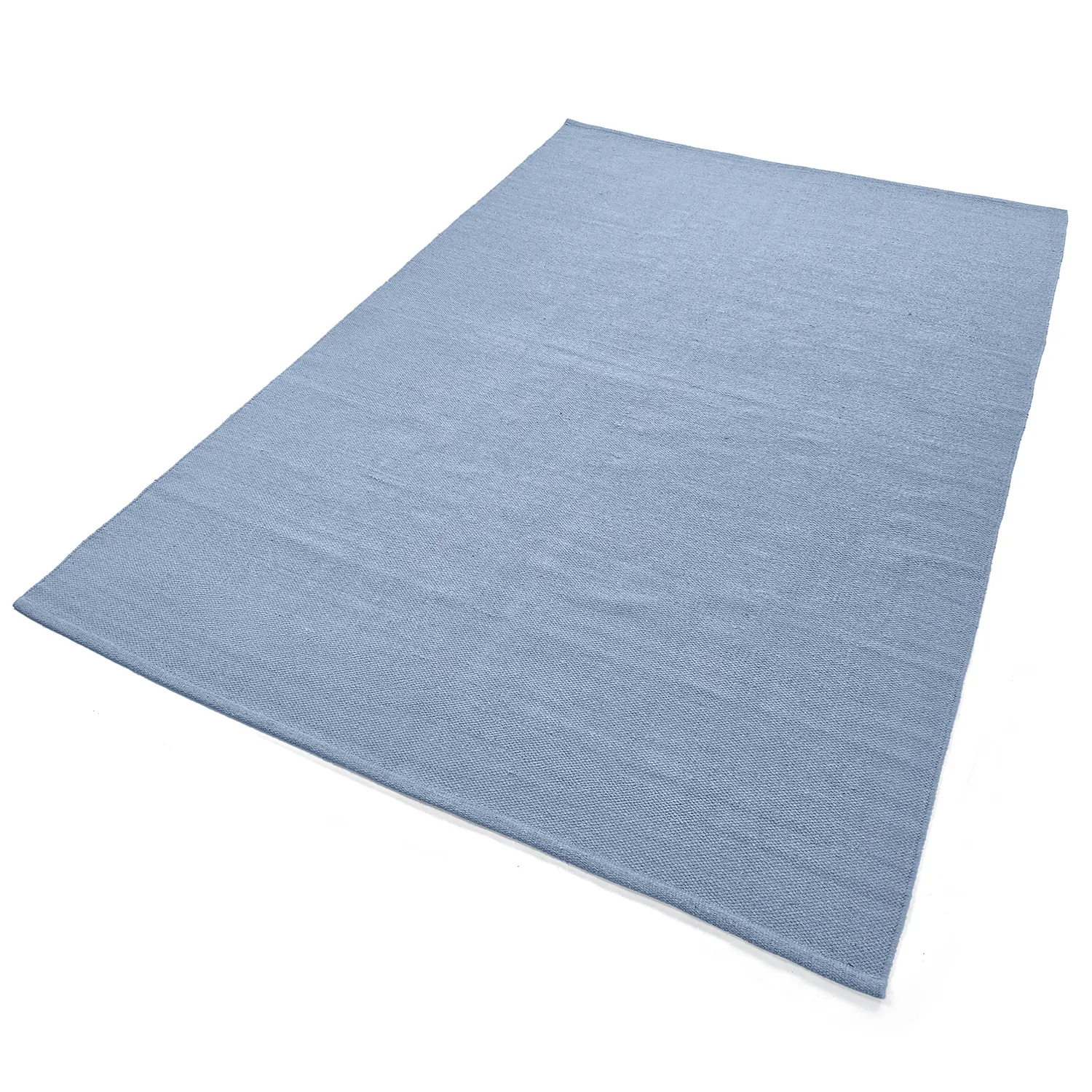 Tapis Coton - Rigolet (bleu clair)