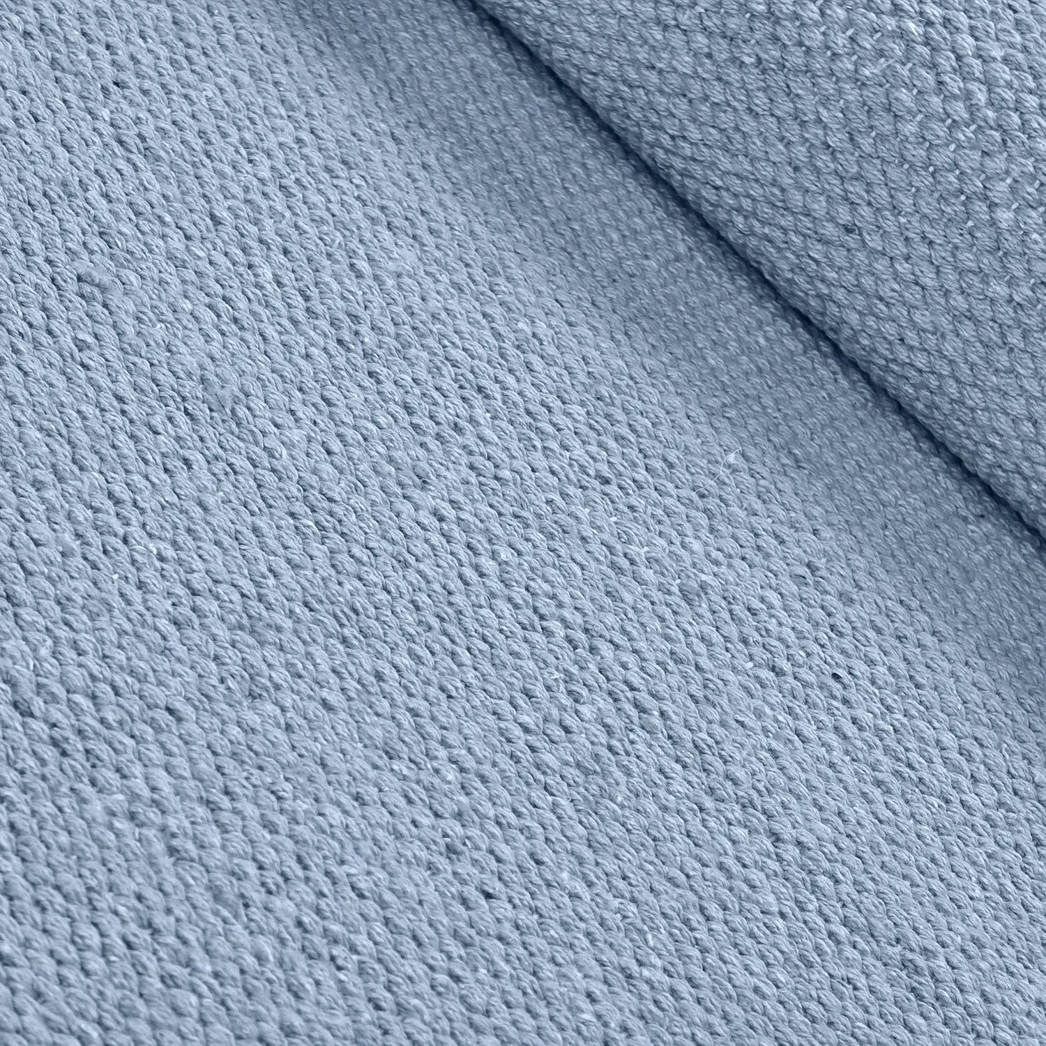 Tapis Coton - Rigolet (bleu clair)