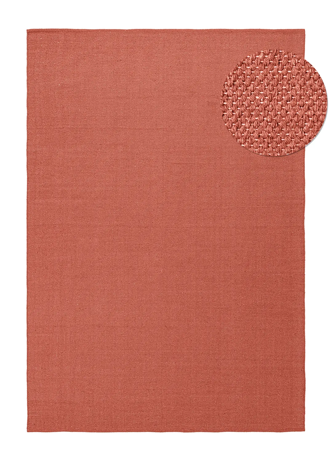 Tapis Coton - Rigolet (terre cuite)