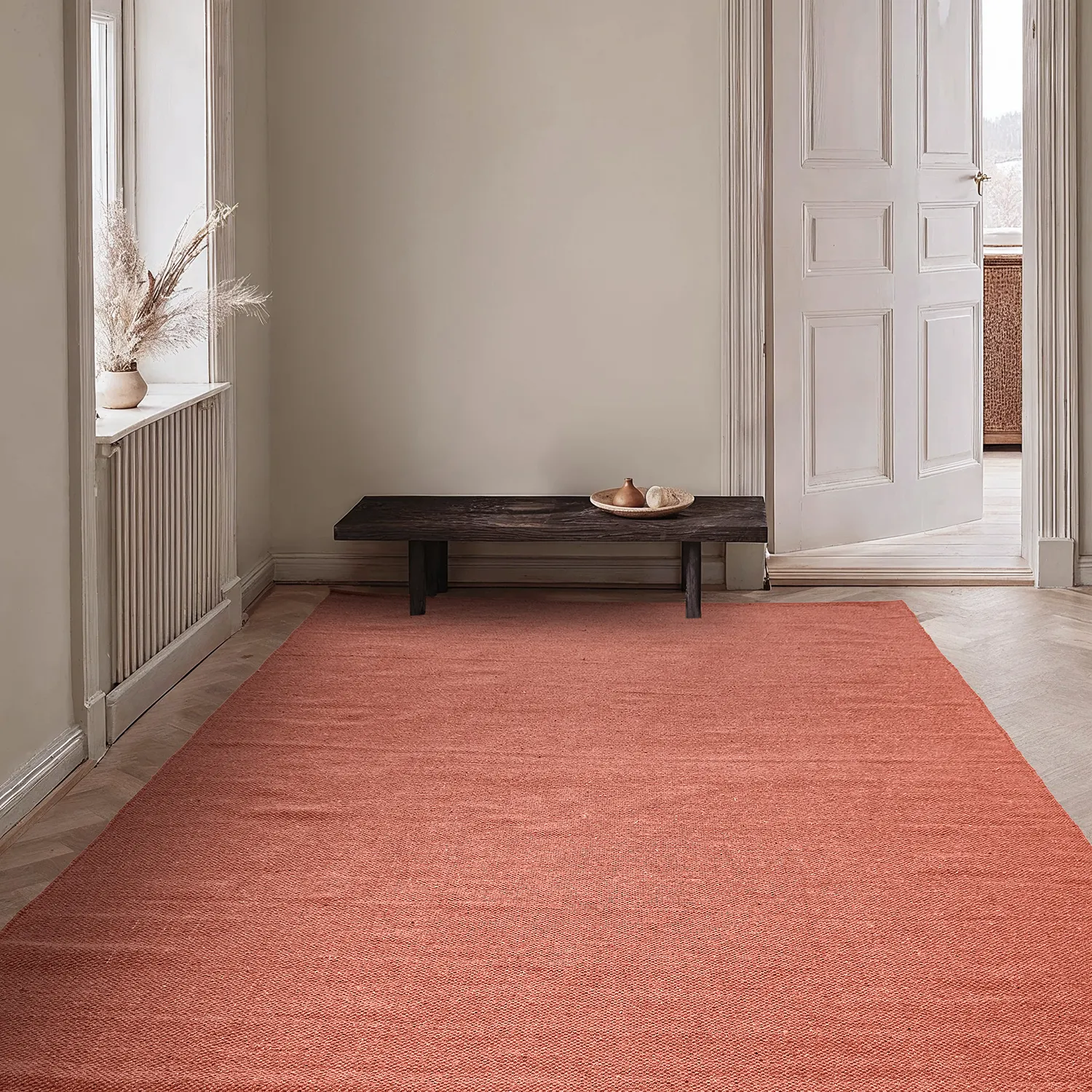 Tapis Coton - Rigolet (terre cuite)