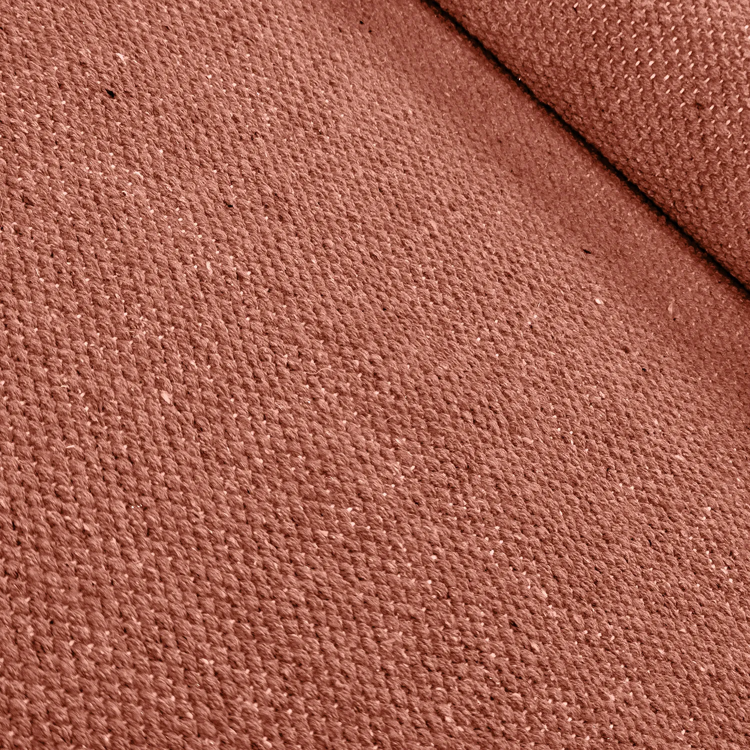 Tapis Coton - Rigolet (terre cuite)