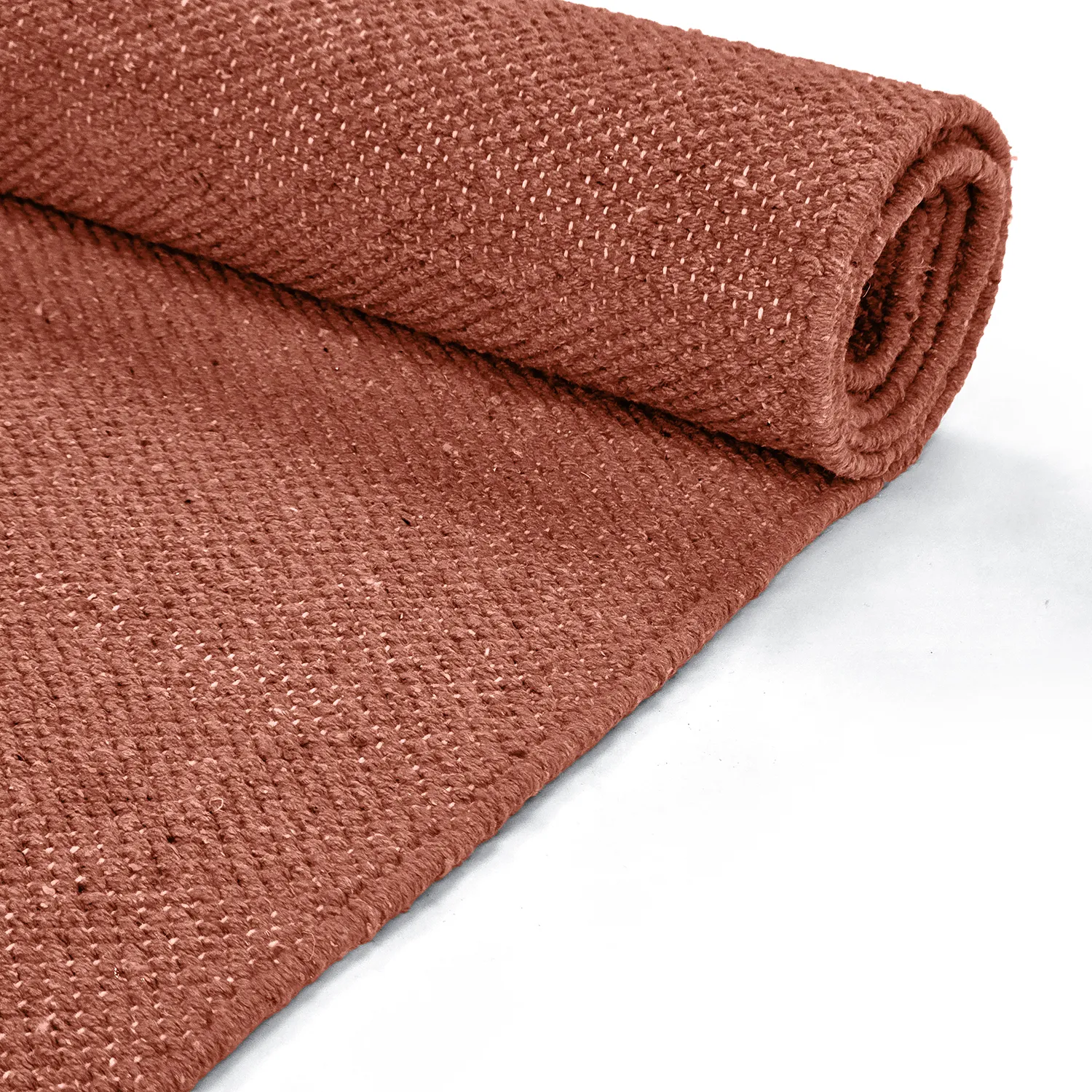 Tapis Coton - Rigolet (terre cuite)