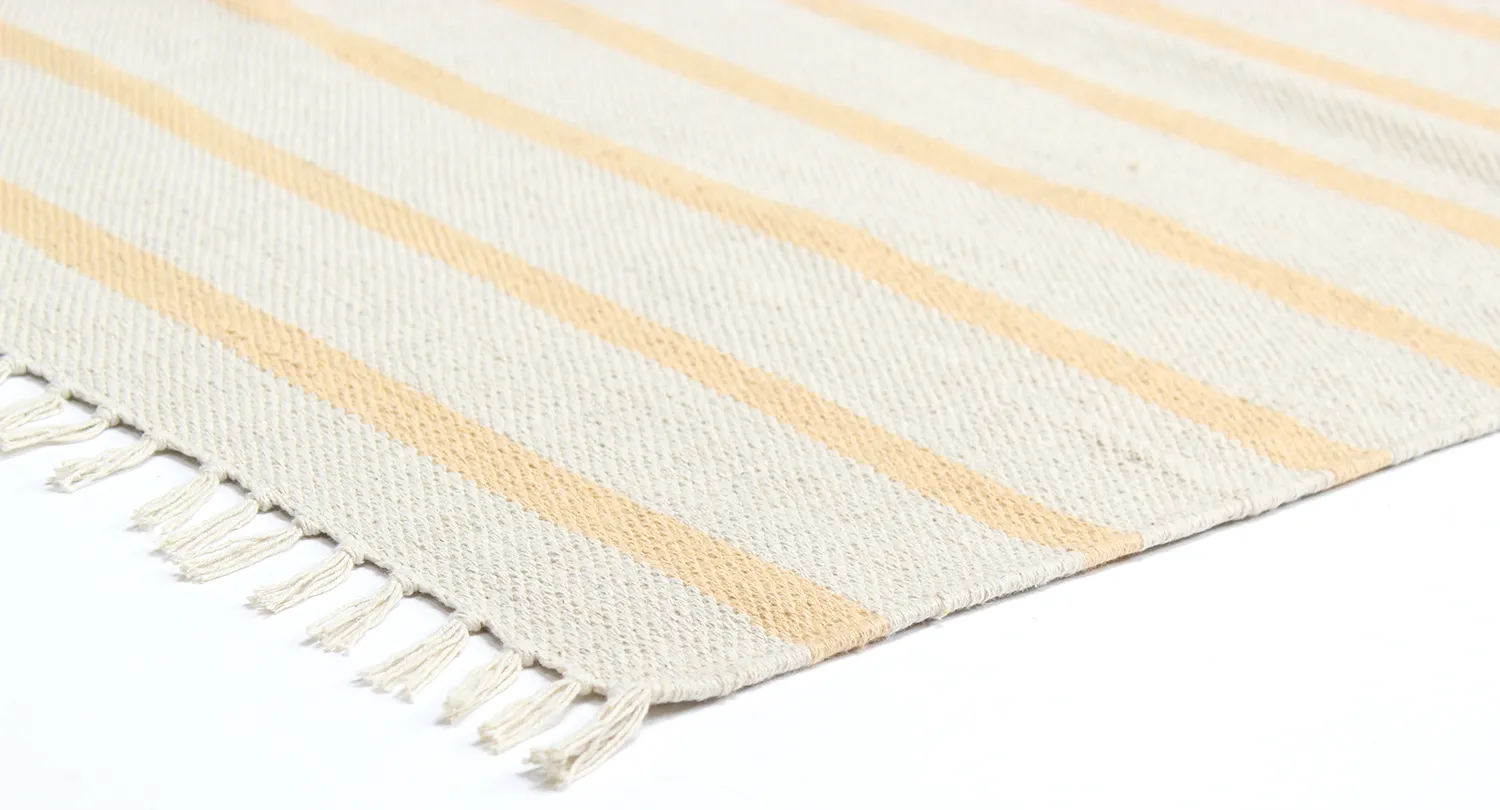 Tapis en coton - Helle (jaune)
