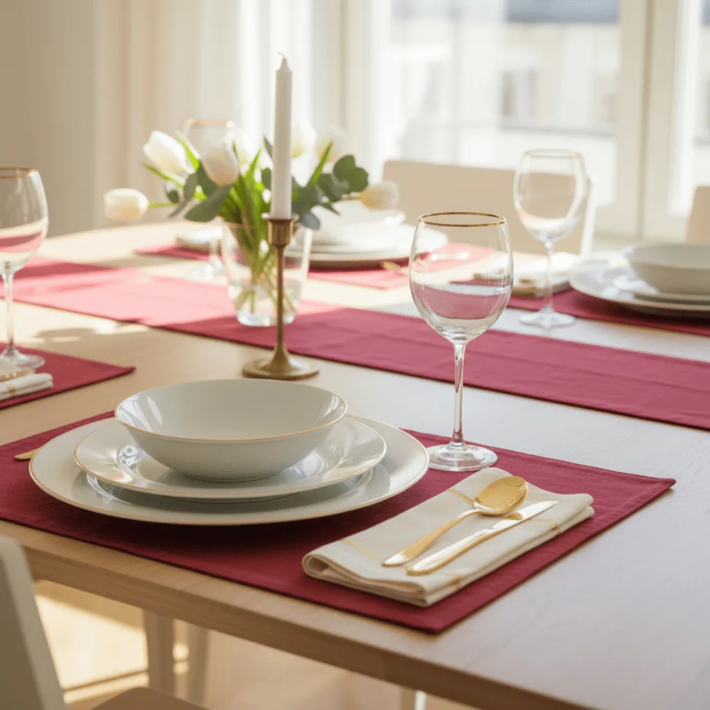 Chemins de table - Niva (bordeaux)
