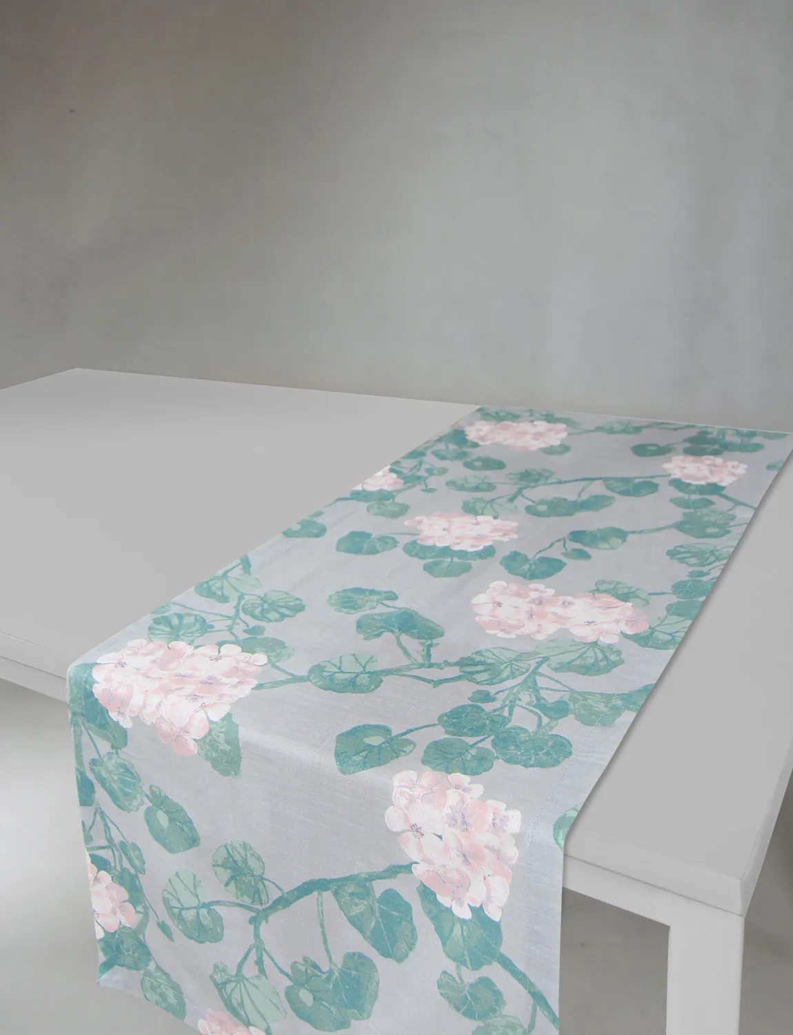 Chemin de table - Chemin de table Amara (gris/rose)