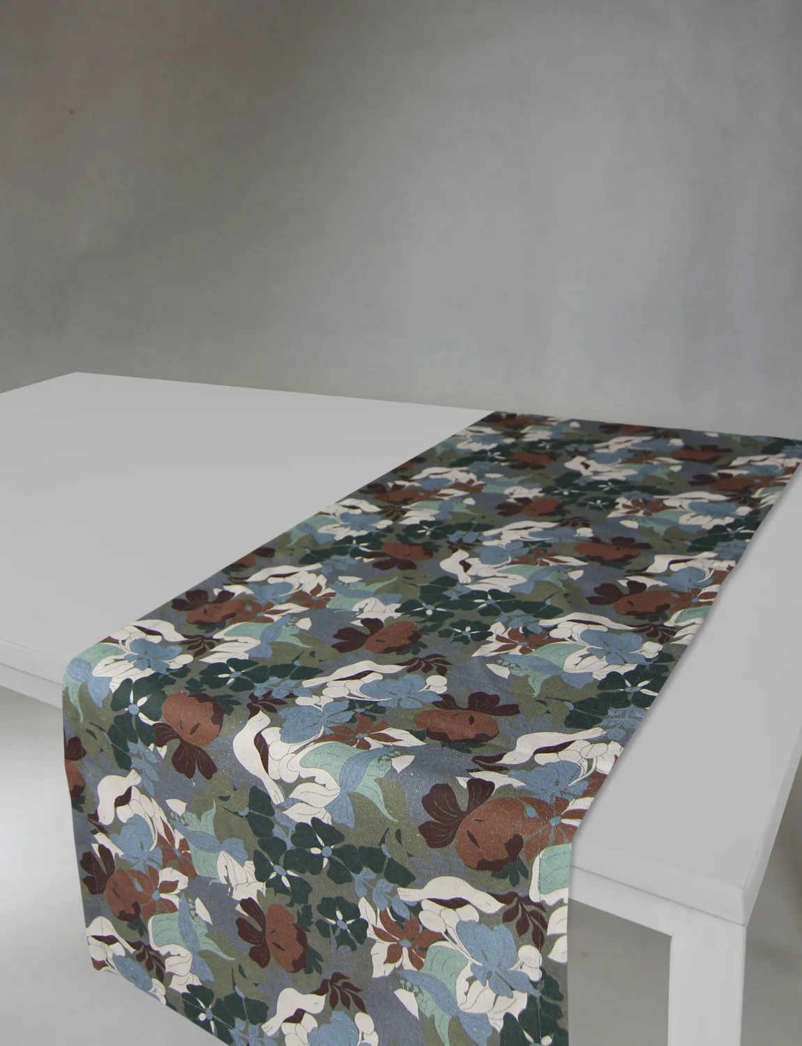 Chemins de table - Chemins Asta (vert)