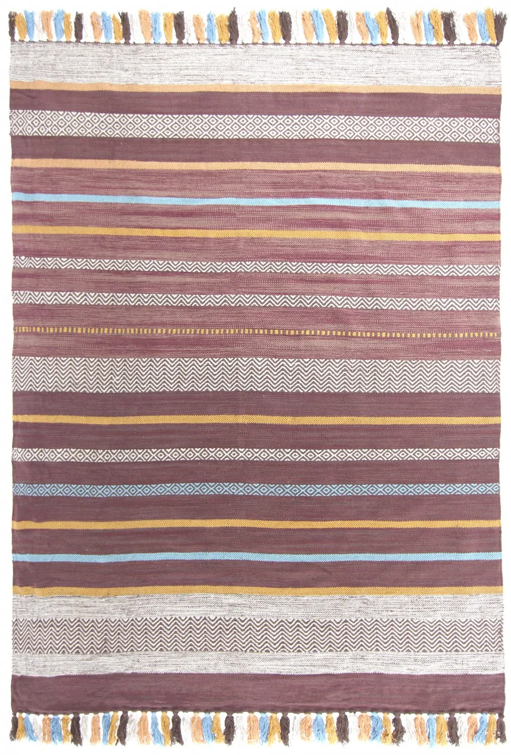 Tapis en coton - Bouira (marron/multicolore)