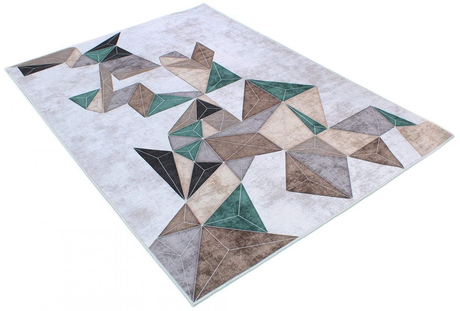 Tapis Wilton - Feres (gris/beige/multicolore)