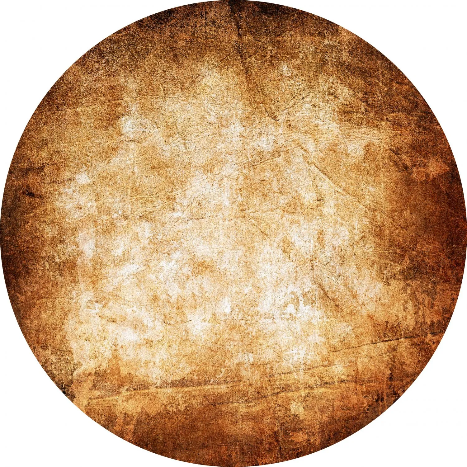 Tapis rond - Rimini (marron)