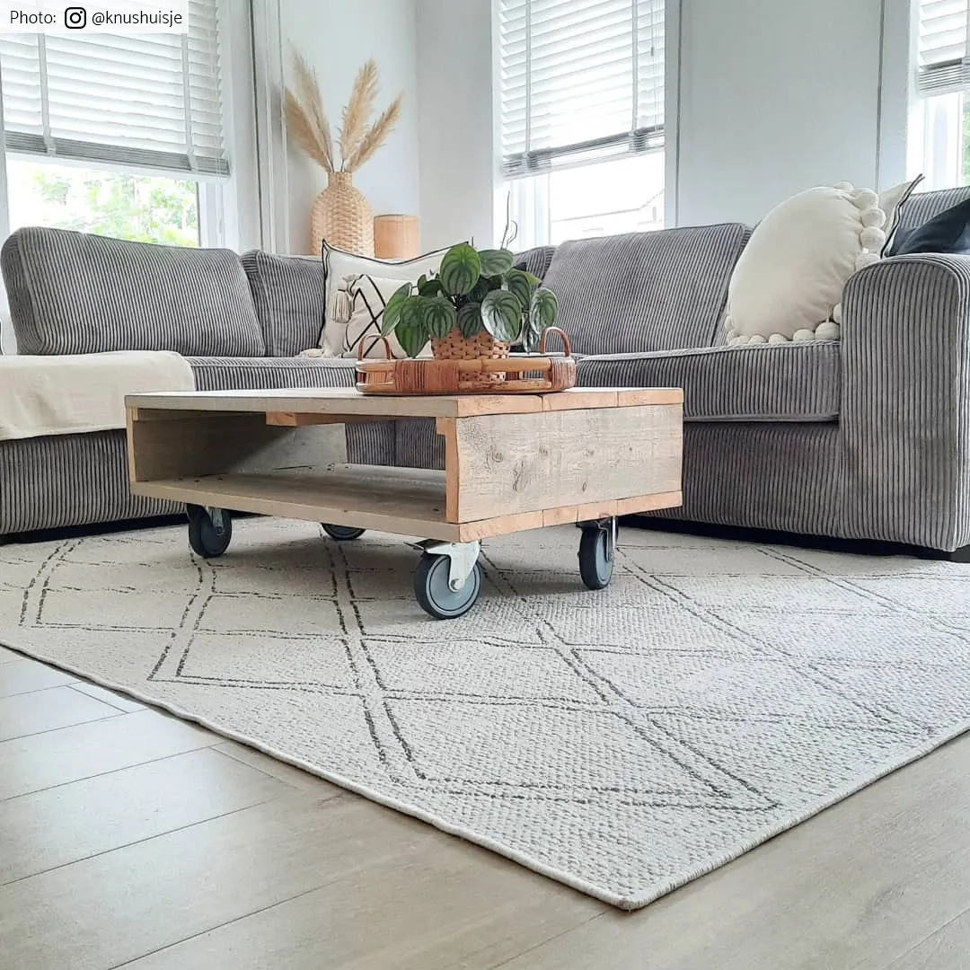 Tapis Intérieurs/Extérieurs - Brussels Diamond (blanc)