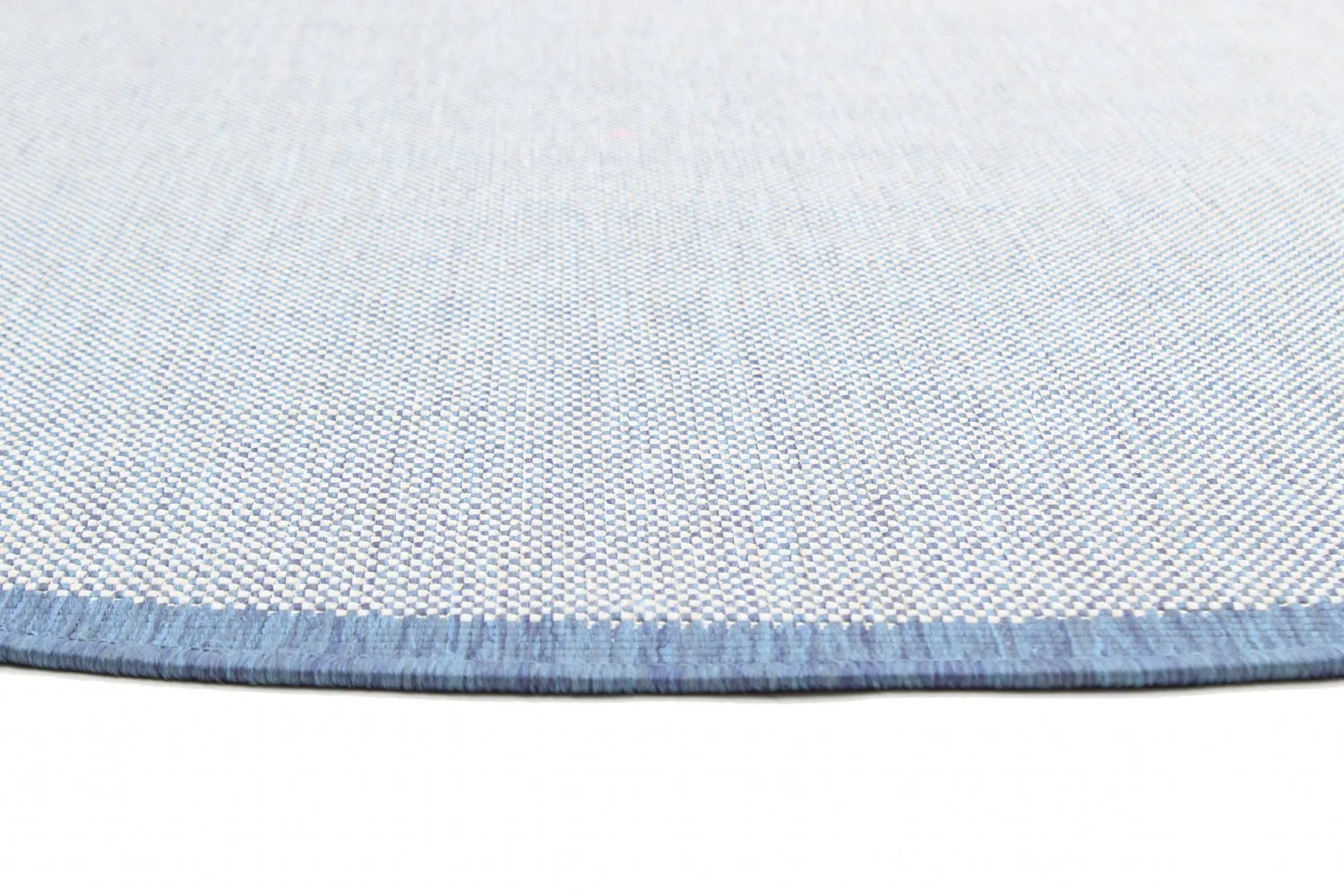 Tapis rond - Sortelha (bleu)