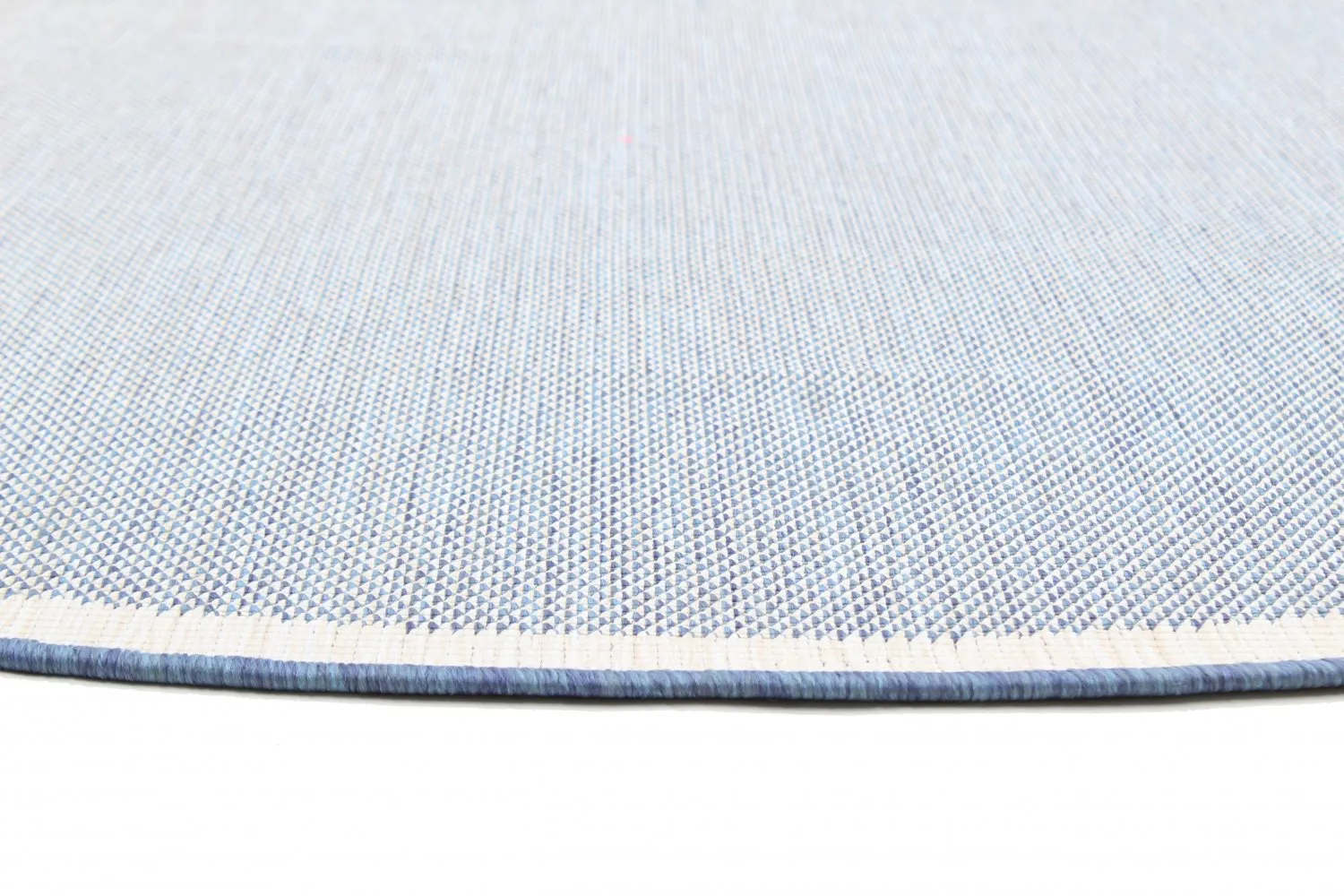 Tapis rond - Sortelha (bleu)