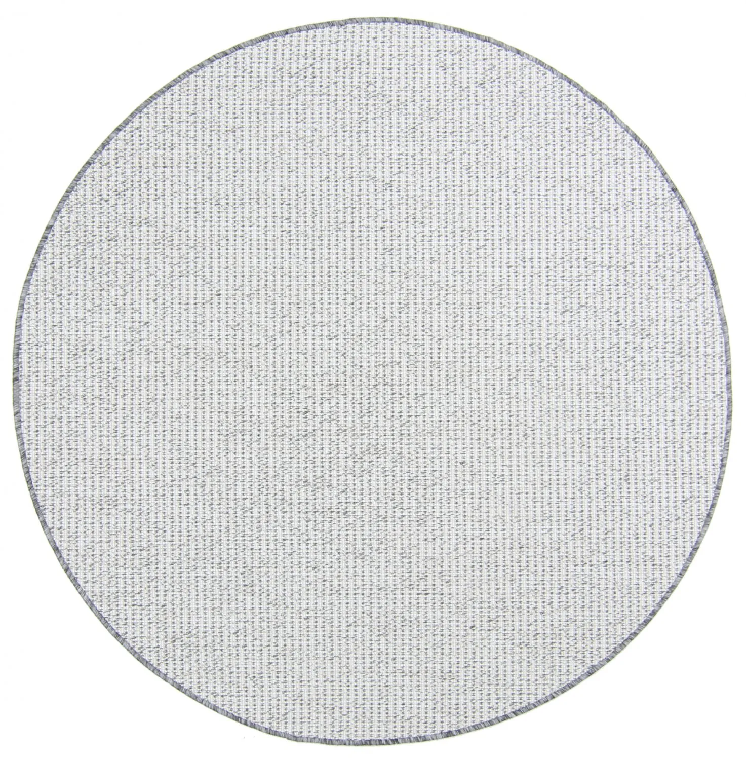 Tapis rond - Bergen (argent)