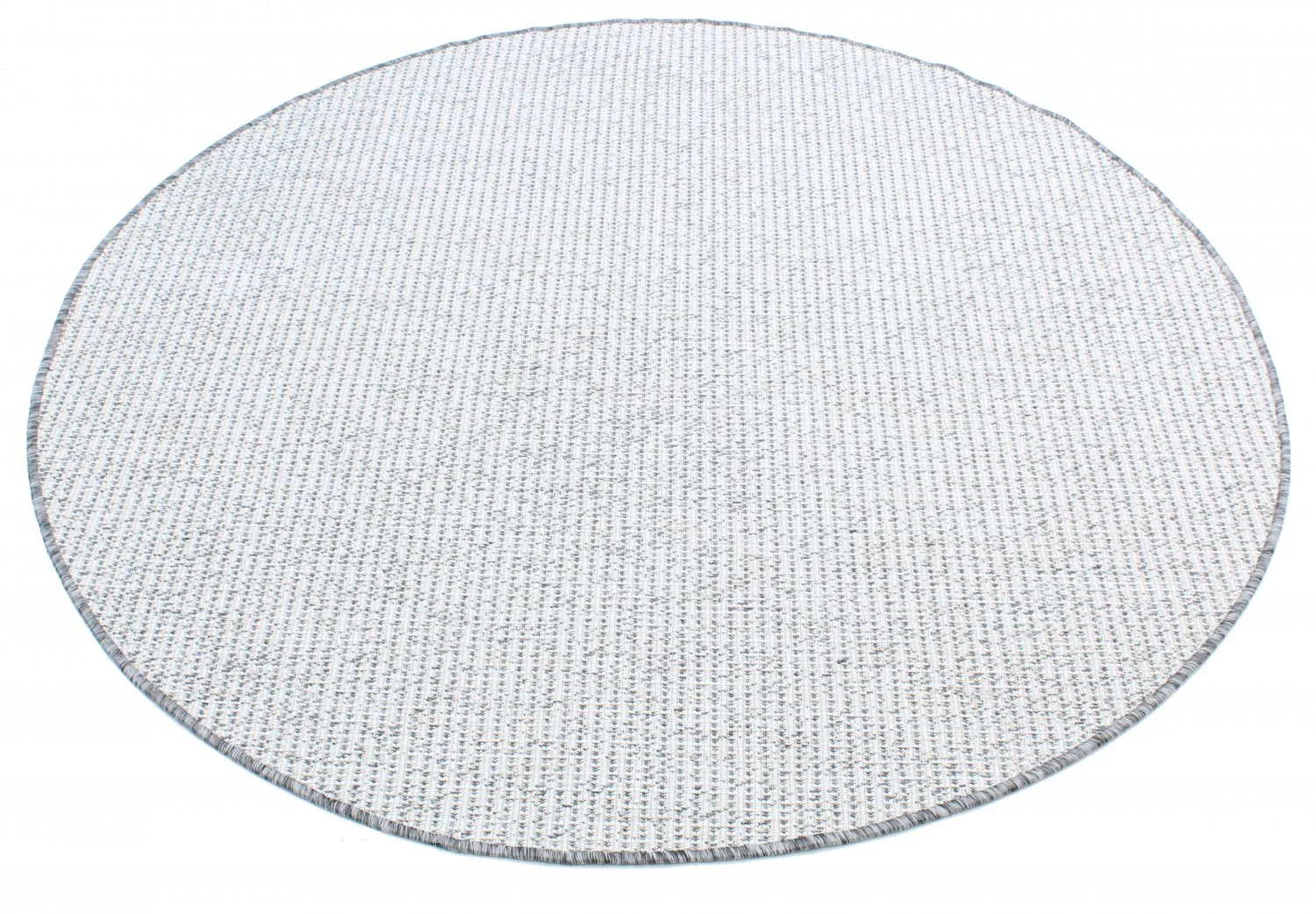 Tapis rond - Bergen (argent)