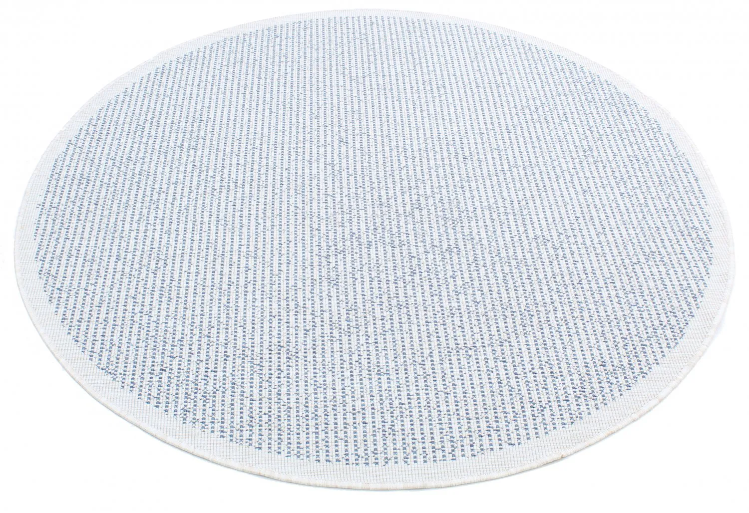 Tapis rond - Tromsø (bleu)