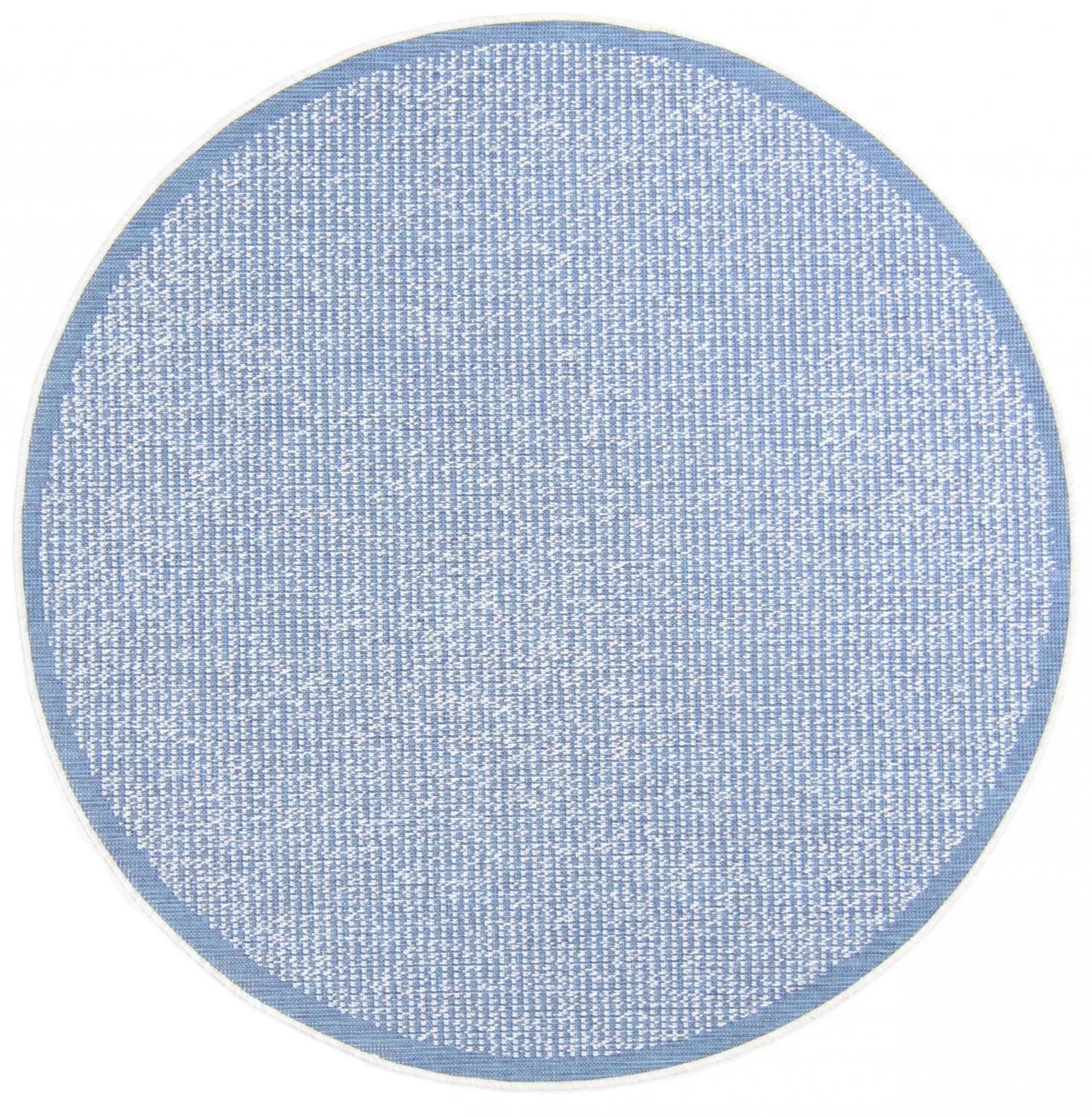 Tapis rond - Tromsø (bleu)